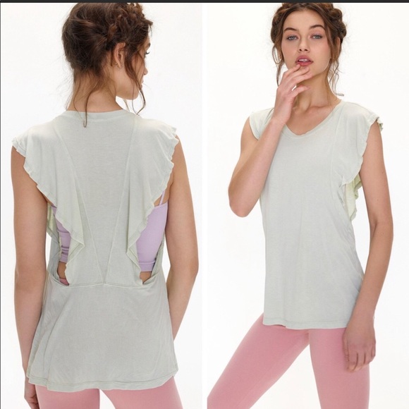 Free People Tops - F.P SEA FOG RYDER TANK TOP SIZE S